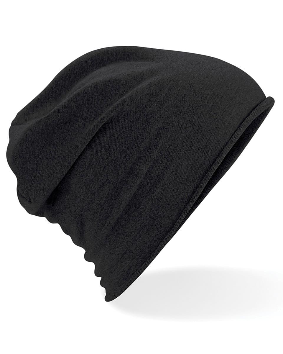 Beechfield Jersey Beanie Hat in Black (Product Code: B361)