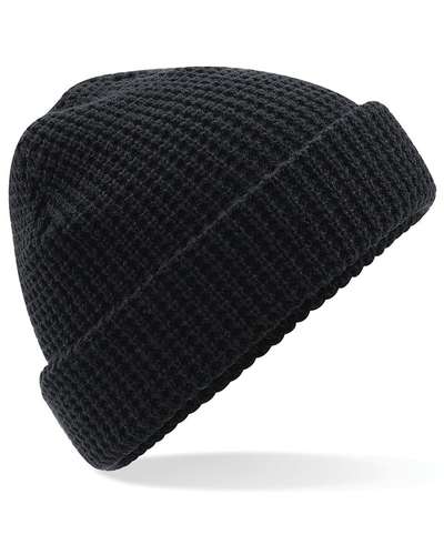 Beechfield Classic Waffle Knit Beanie Hat