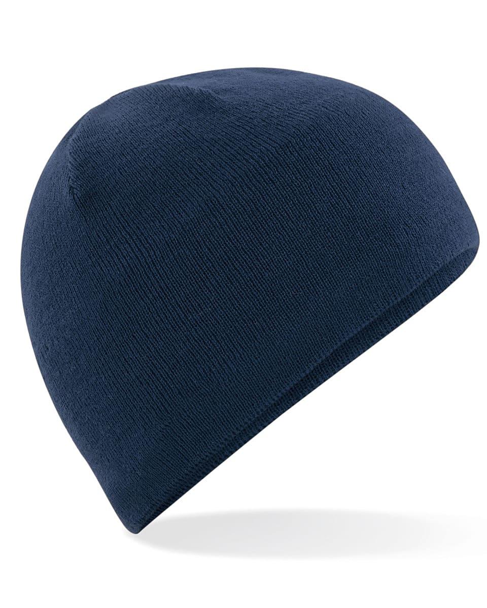 Beechfield Active Performance Beanie Hat in French Navy (Product Code: B444)