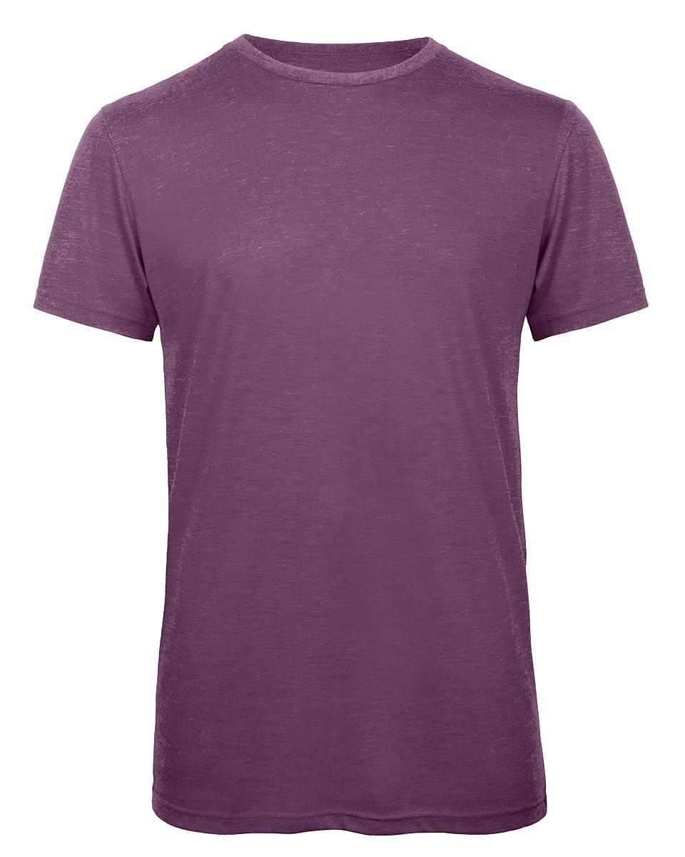 B&C Mens Inspire Triblend T-Shirt in Heather Purple (Product Code: TM055)