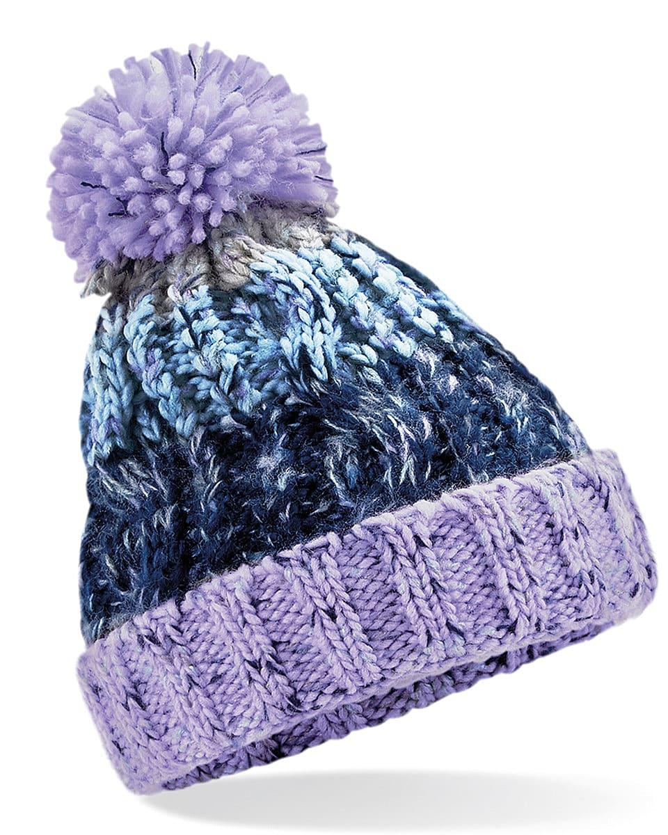 Beechfield Junior Corkscrew Beanie Hat in Lavender Fizz (Product Code: B486B)