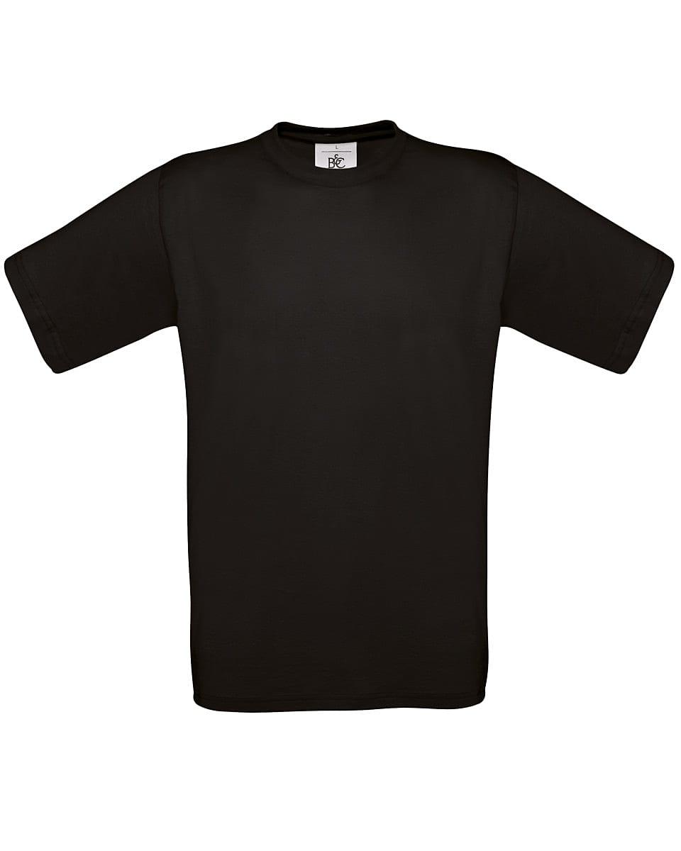 B&C Mens Exact 190 T-Shirt in Black (Product Code: TU004)