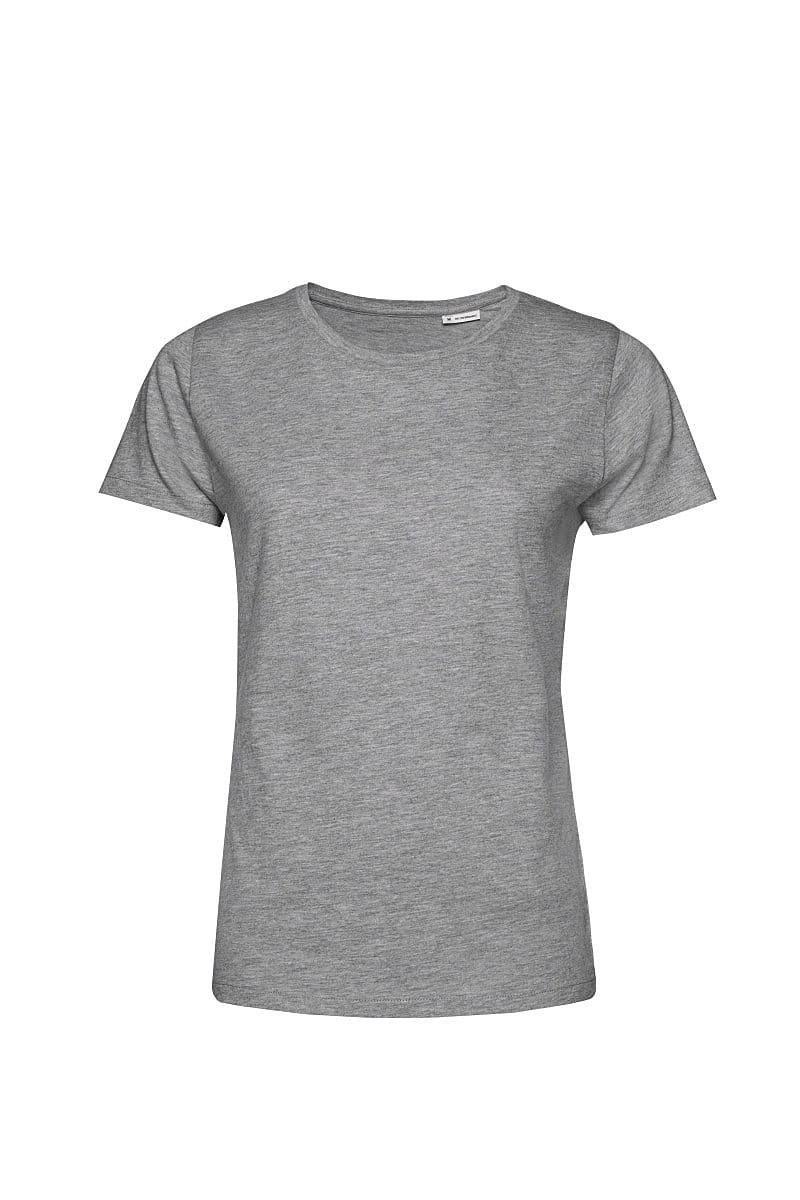B&C Womens Organic E150 T-Shirt in Heather Grey (Product Code: TW02B)