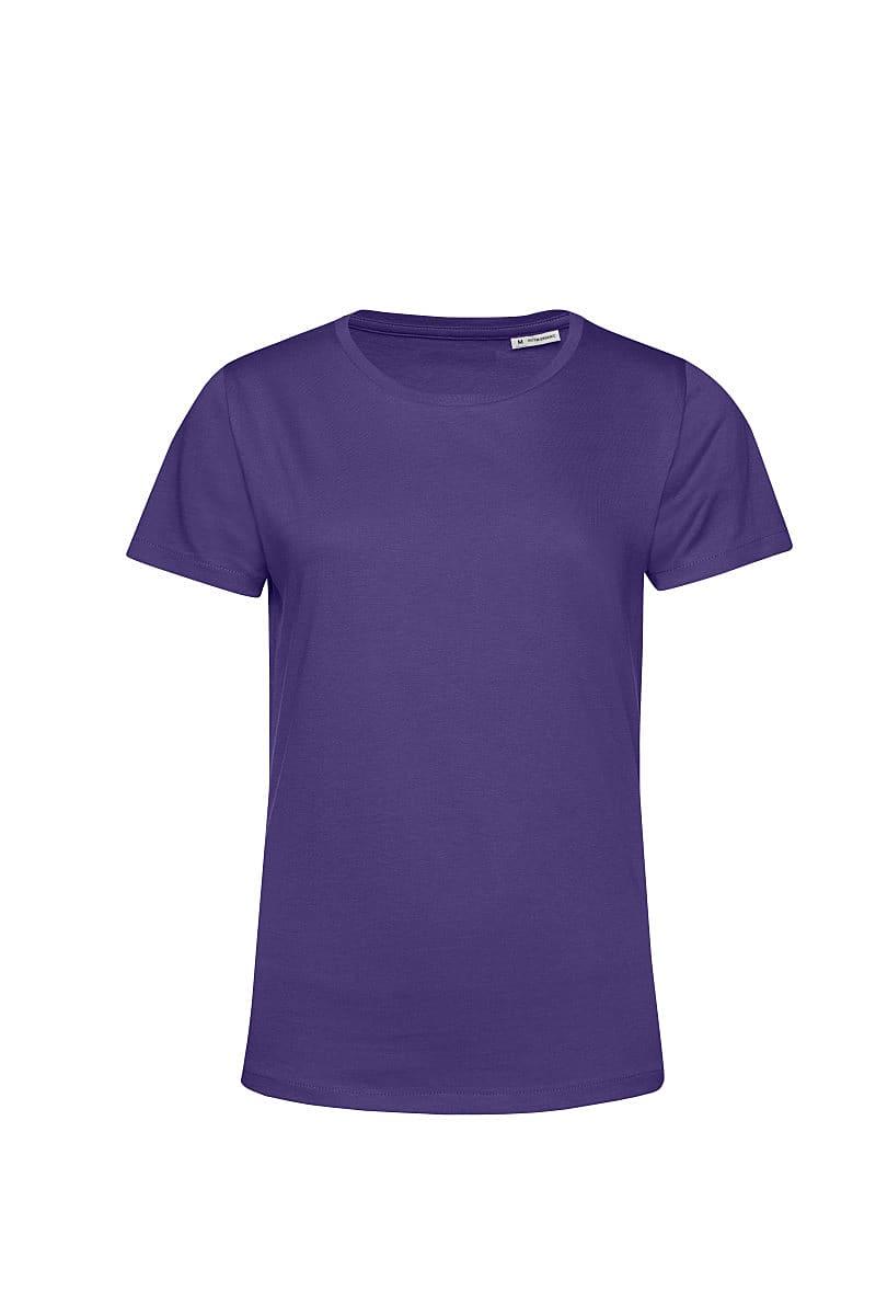 B&C Womens Organic E150 T-Shirt in Radiant Purple (Product Code: TW02B)