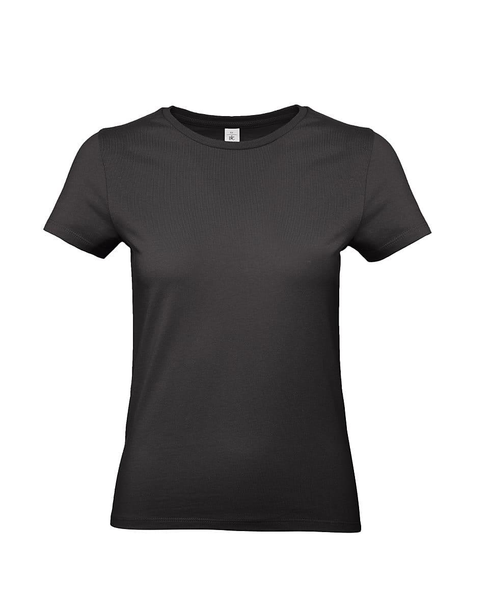B&C Womens E190 T-Shirt in Black (Product Code: TW04T)