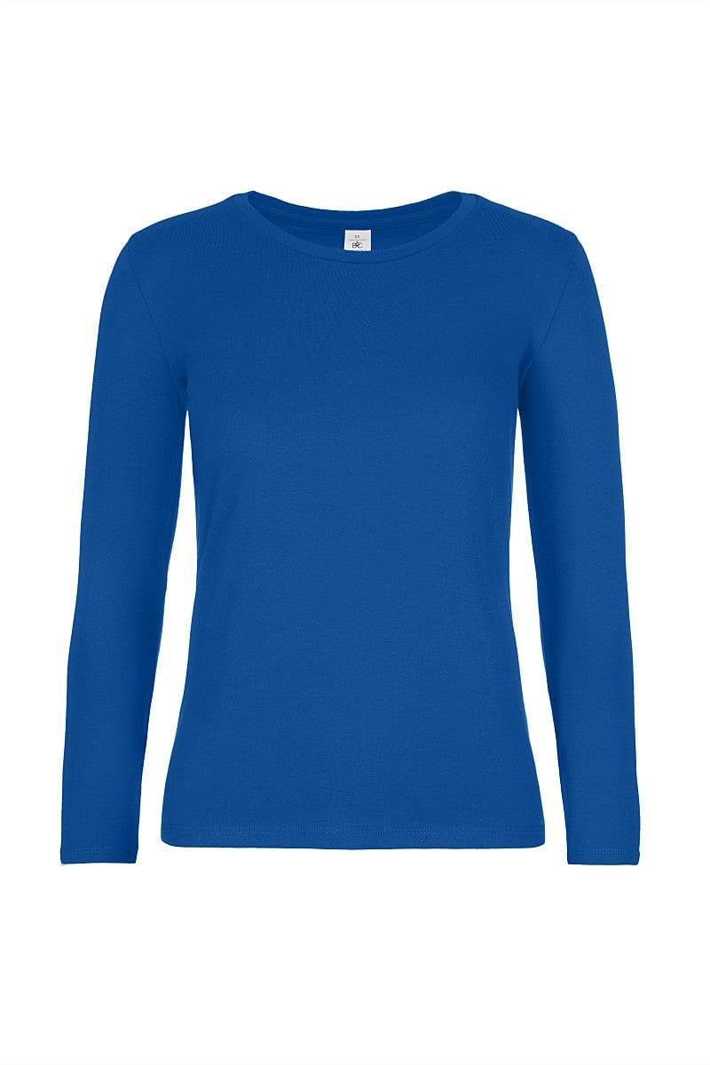 B&C Womens E190 Long-Sleeve Top in Royal Blue (Product Code: TW08T)