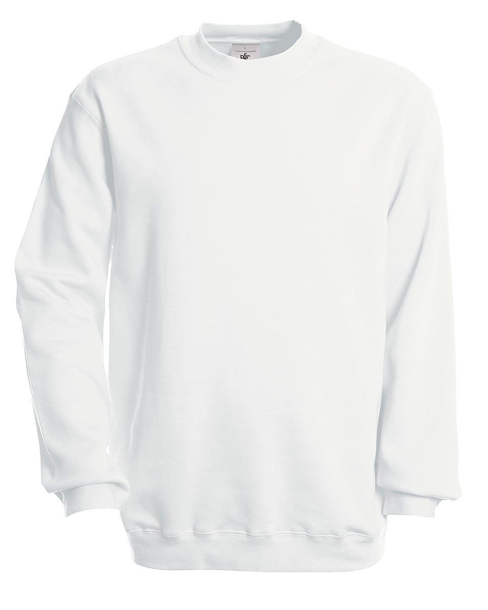 B&C Set In Sweatshirt in White (Product Code: WU600)