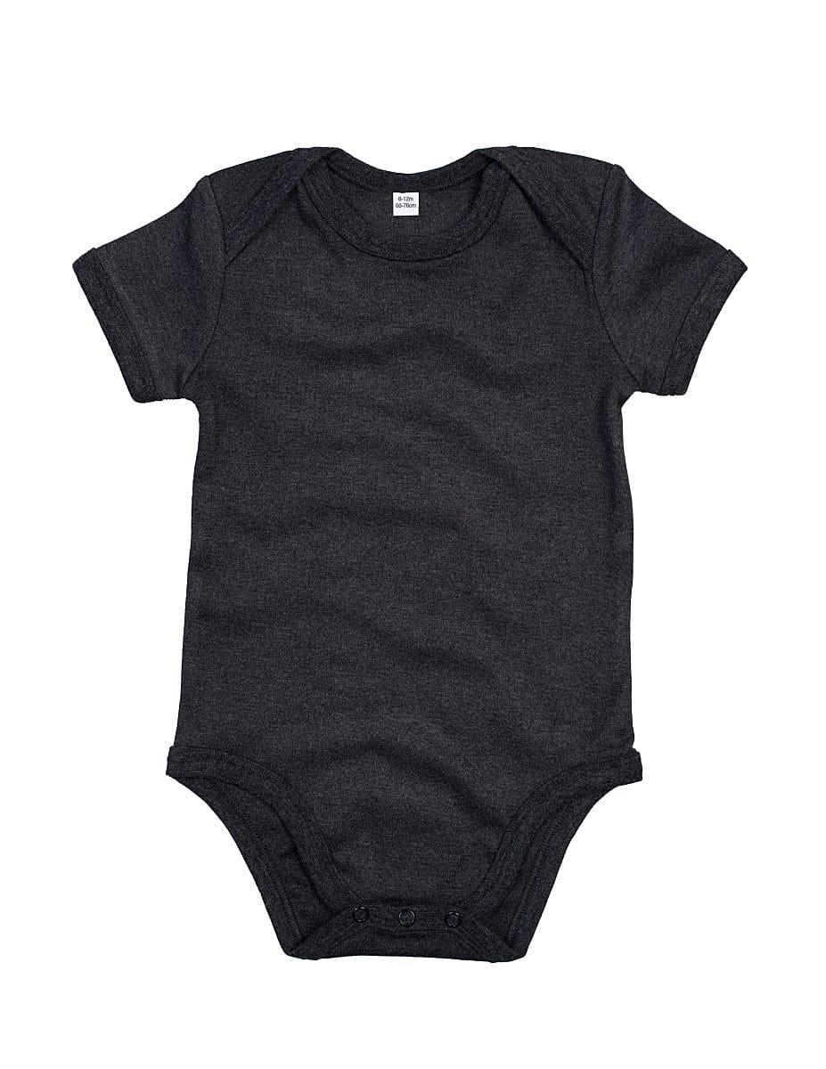 Babybugz Baby Bodysuit in Charcoal Grey Melange (Product Code: BZ10)