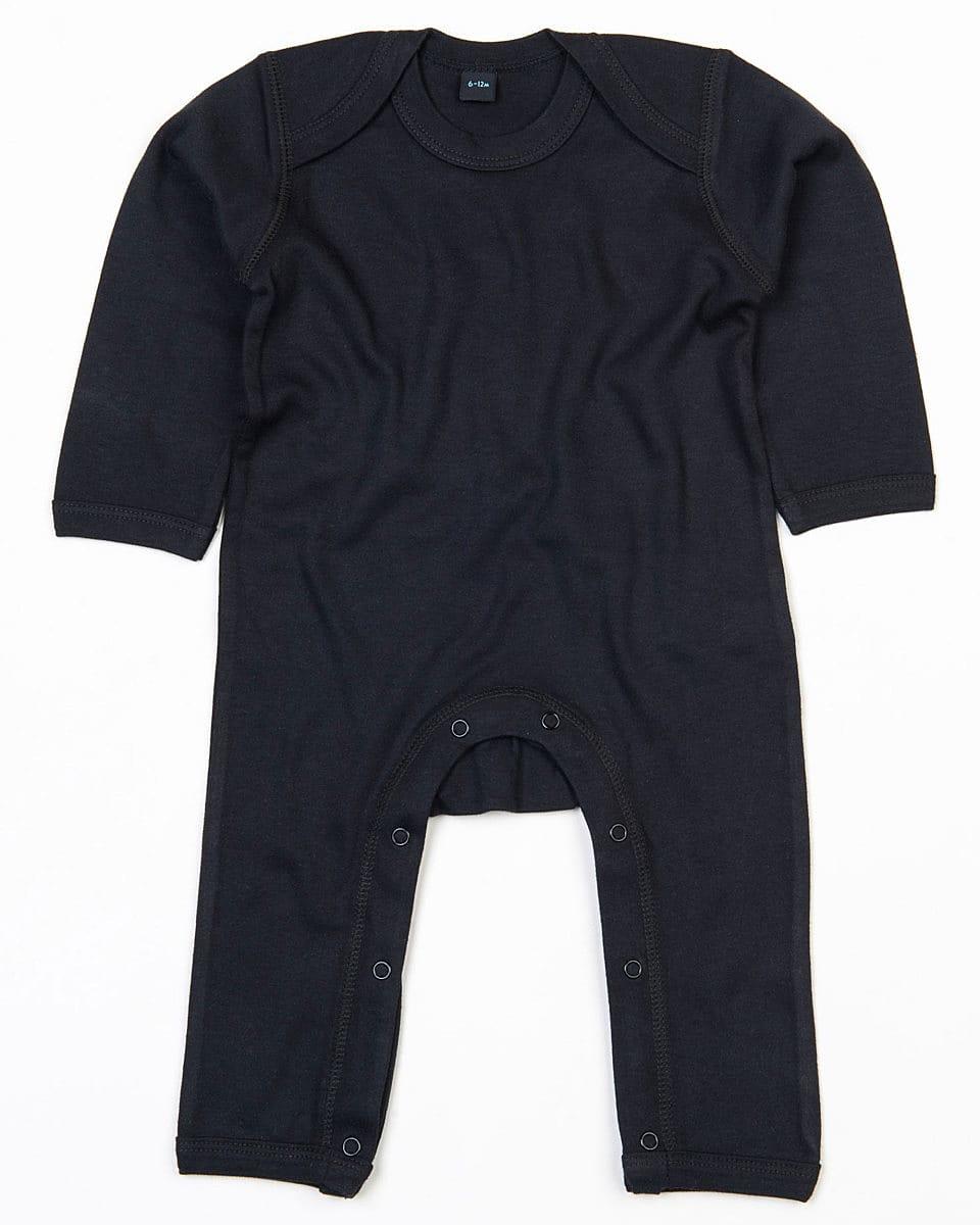 Babybugz Long-Sleeve Rompasuit in Black (Product Code: BZ13)