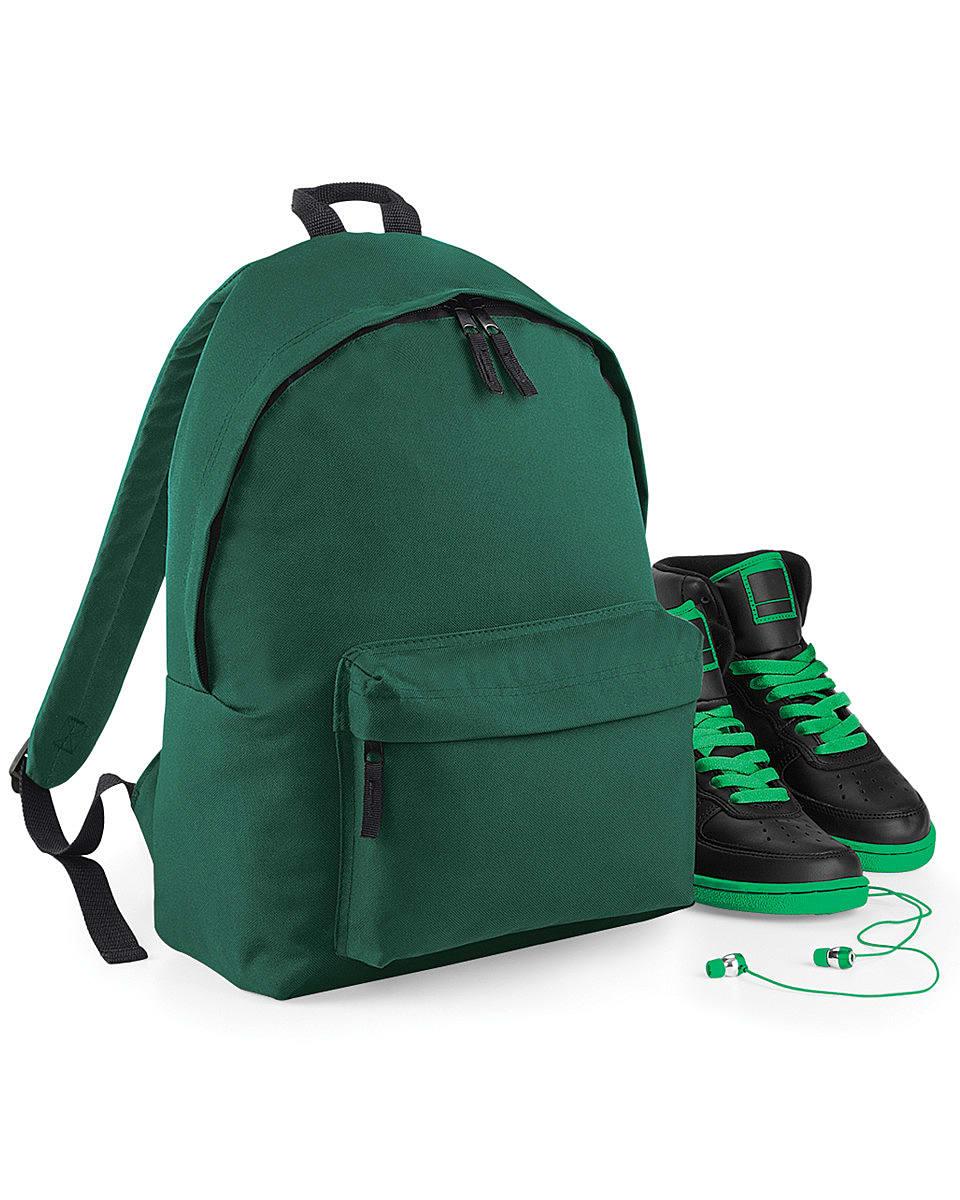 Bagbase Junior Fashion Backpack in Bottle Green (Product Code: BG125J)