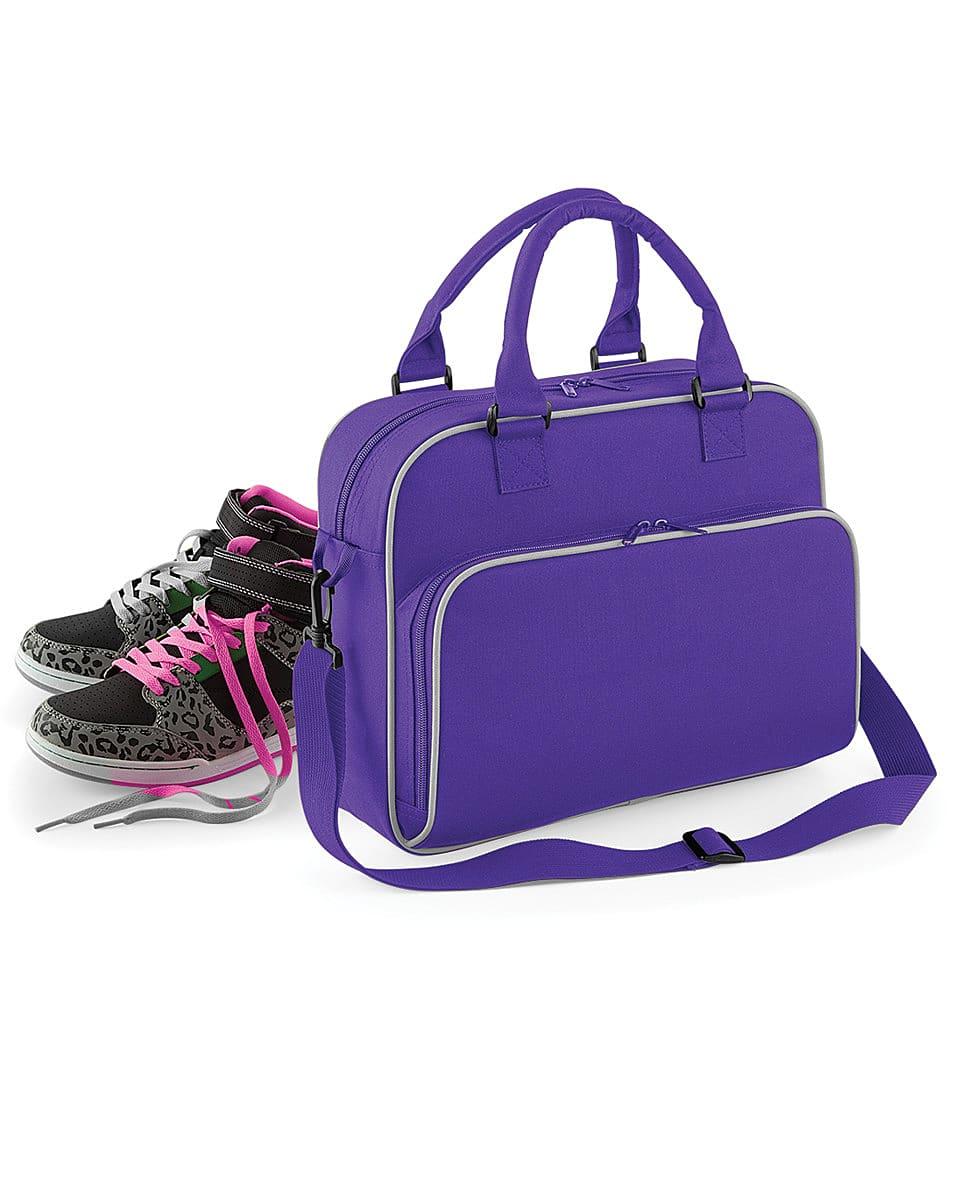 Bagbase Compact Dance Bag in Purple / Light Grey (Product Code: BG145)