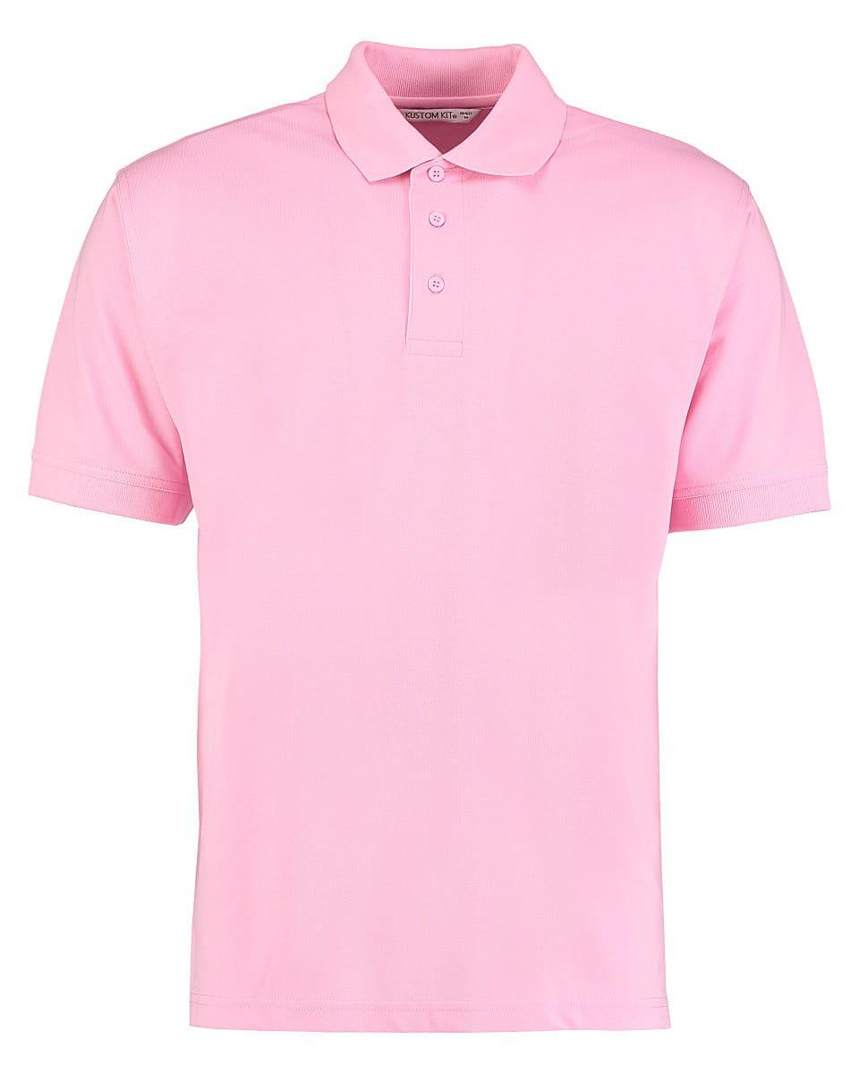Kustom Kit Mens Klassic Superwash Polo Shirt in Pink (Product Code: KK403)