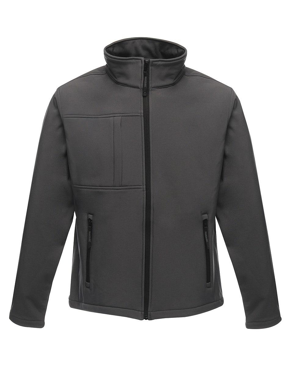 Regatta Octagon II Mens Softshell Jacket in Seal Grey / Black (Product Code: TRA688)