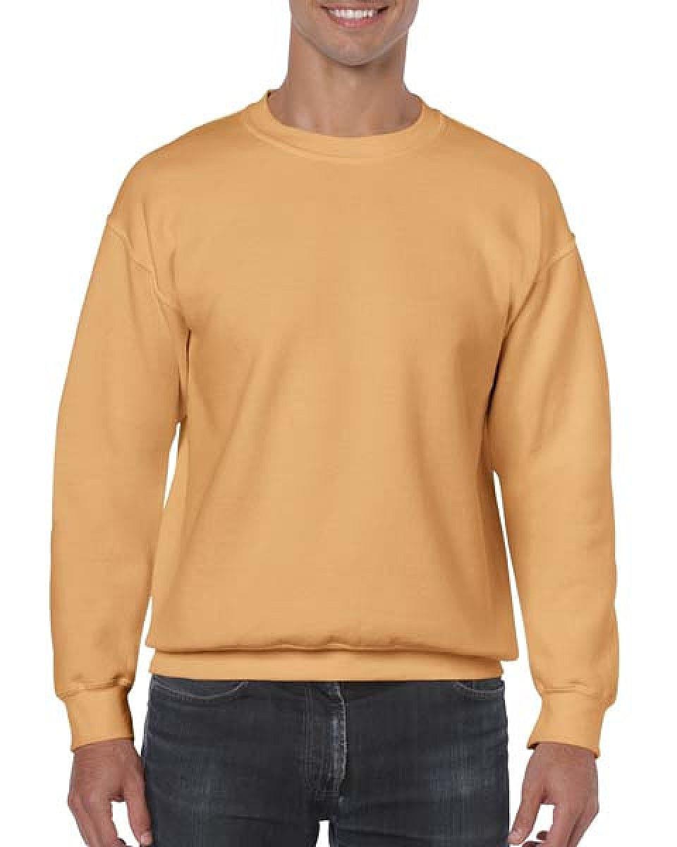 Gildan Heavy Blend Adult Crewneck Sweatshirt in Old Gold (Product Code: 18000)