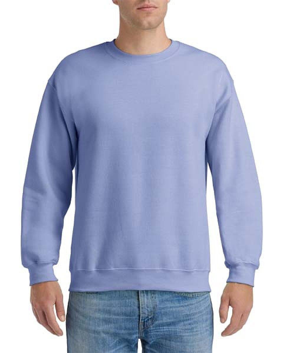 Gildan Heavy Blend Adult Crewneck Sweatshirt in Violet (Product Code: 18000)