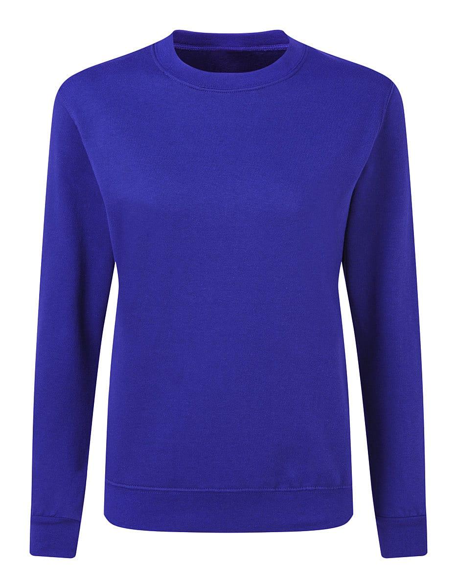 SG Womens Crew Neck Sweatshirt in Royal Blue (Product Code: SG20F)