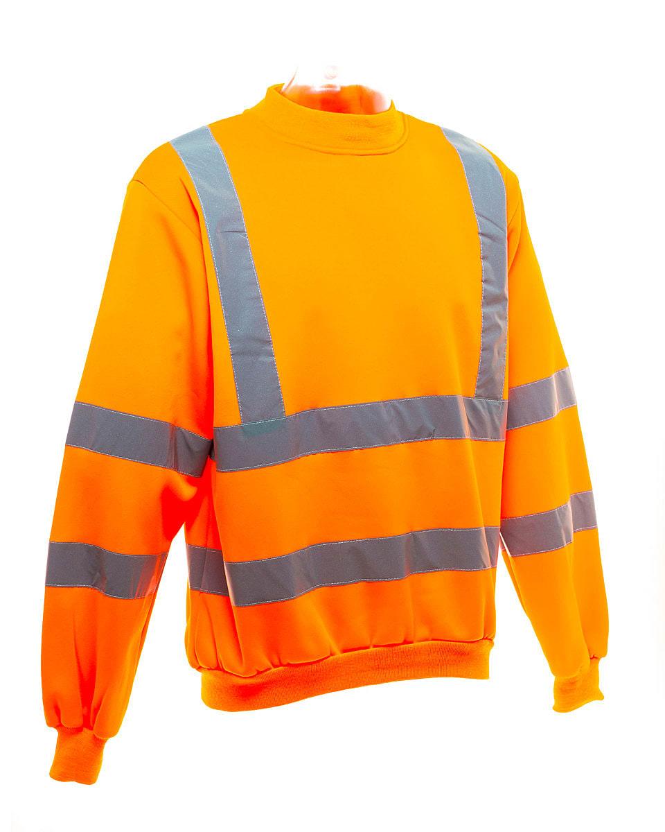 Yoko Hi-Viz Heavyweight Sweatshirt | HVJ510 | Workwear Supermarket