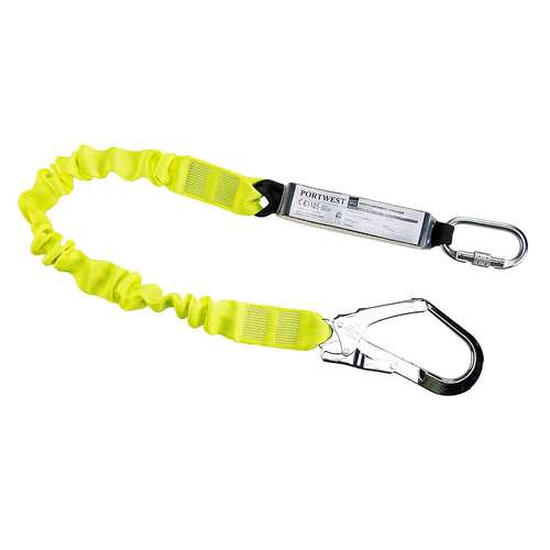 Portwest Single Elasticated Lanyard with Shock Absorber - FP53