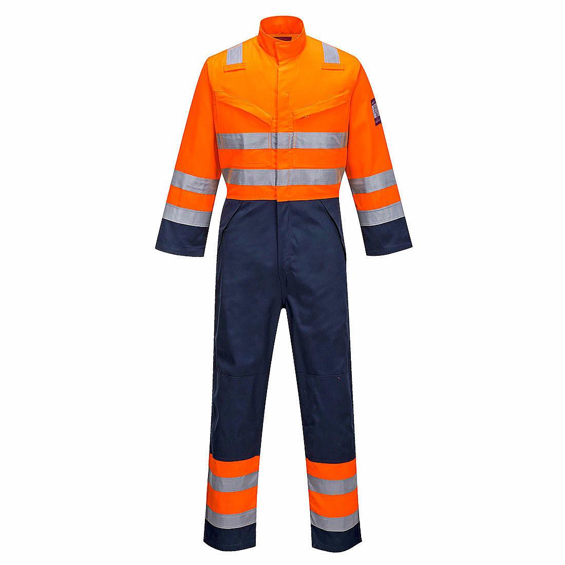 Portwest Modaflame RIS Navy / Orange Coverall | MV29 | Workwear Supermarket