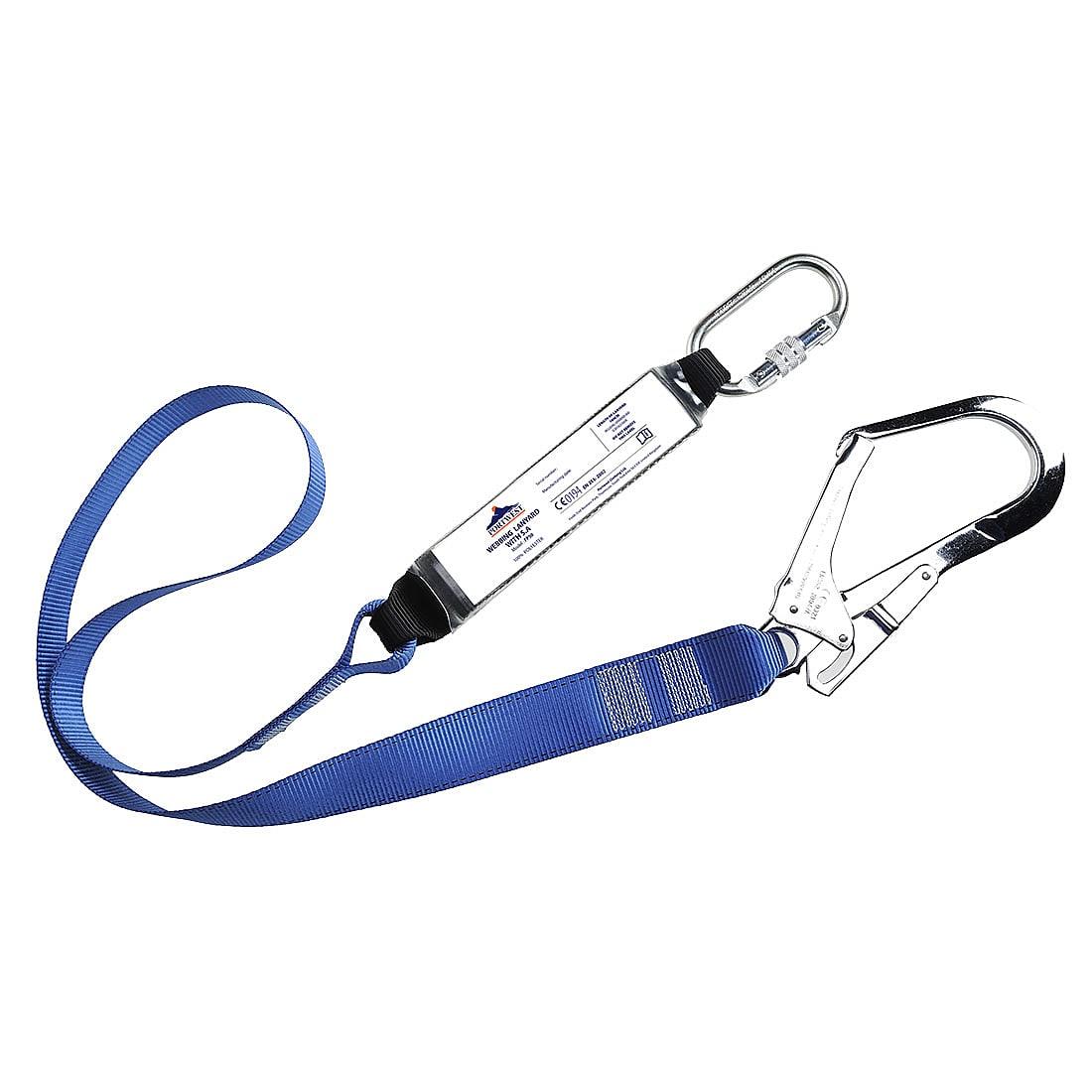Portwest Single bing Lanyard with Shock Absorber FP50 Workwear