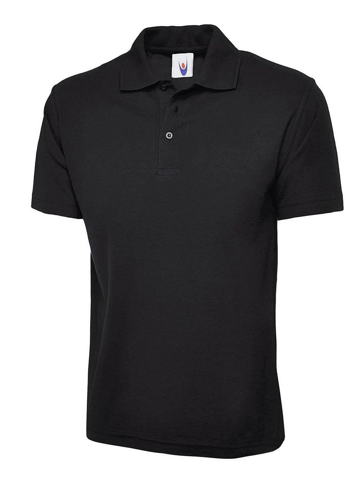 Uneek 220GSM Classic Polo Shirt in Black (Product Code: UC101)