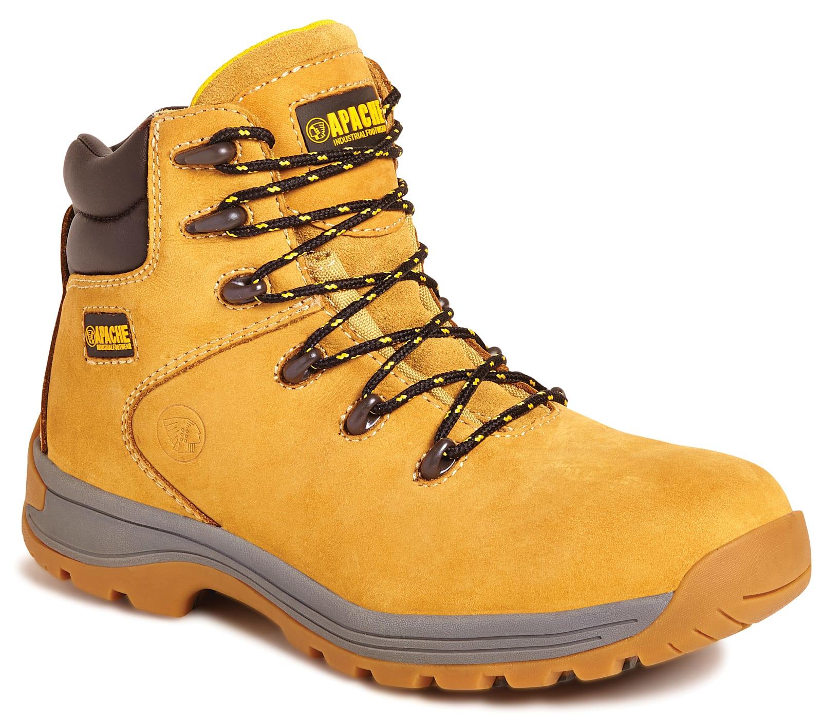 Apache AP314CM Safety Hiker Boots in Beige (Product Code: AP314CM)