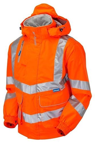 Pulsar HV Orange Mesh Lined Bomber Jacket