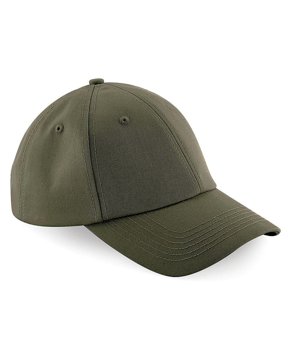 Beechfield Authentic Baseball Cap in Military Green (Product Code: B59)