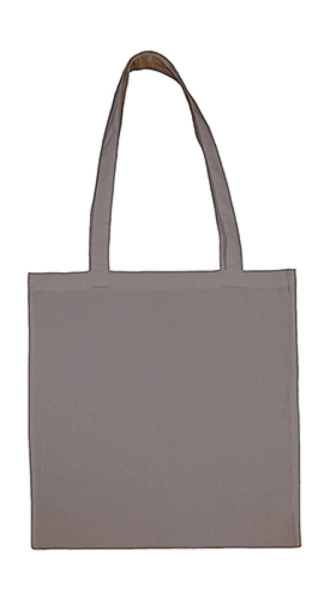 Jassz Bags Beech Cotton Long-Handle Bag in Dark Grey (Product Code: 3842LH)