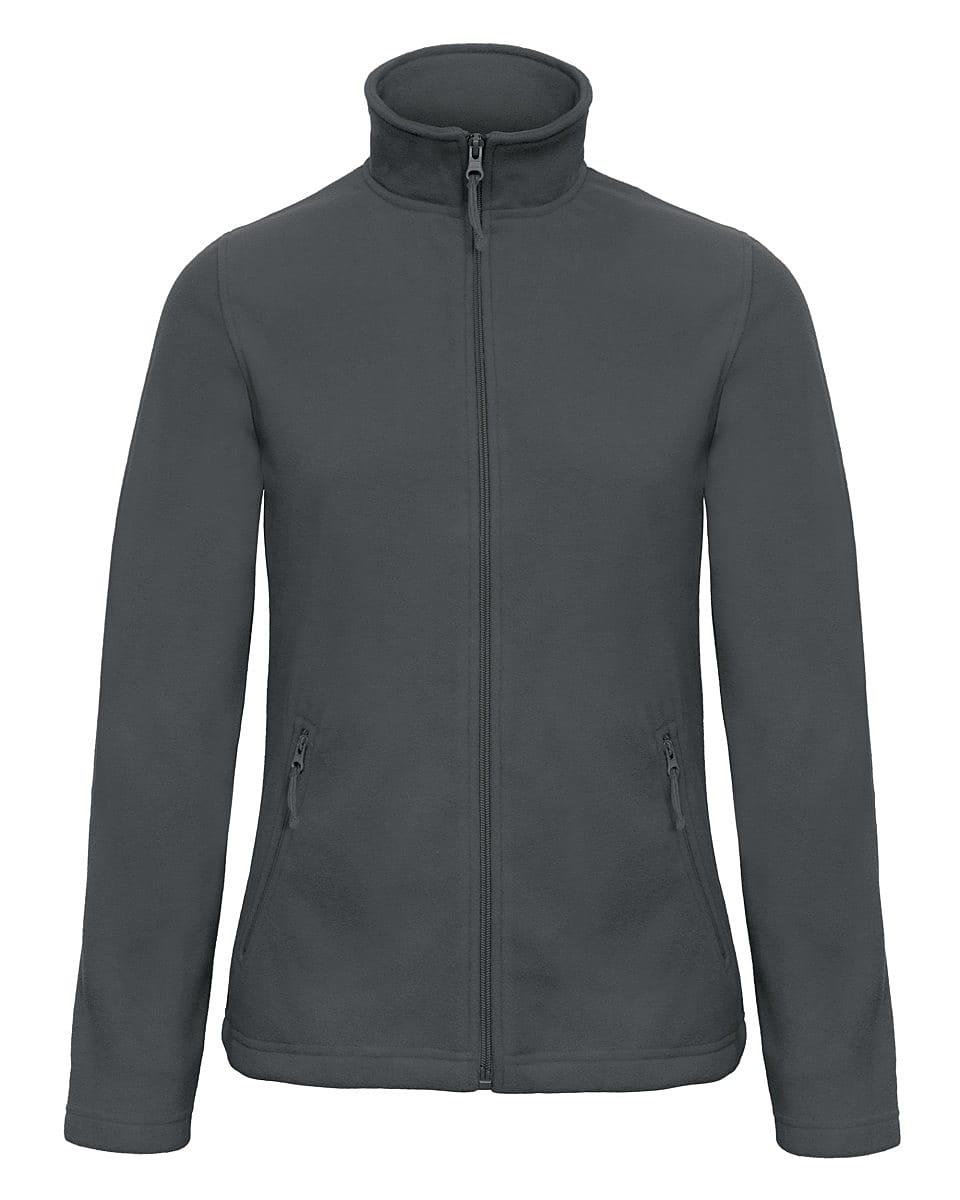 B&C Womens ID.501 Fleece Jacket in Dark Grey (Product Code: FWI51)