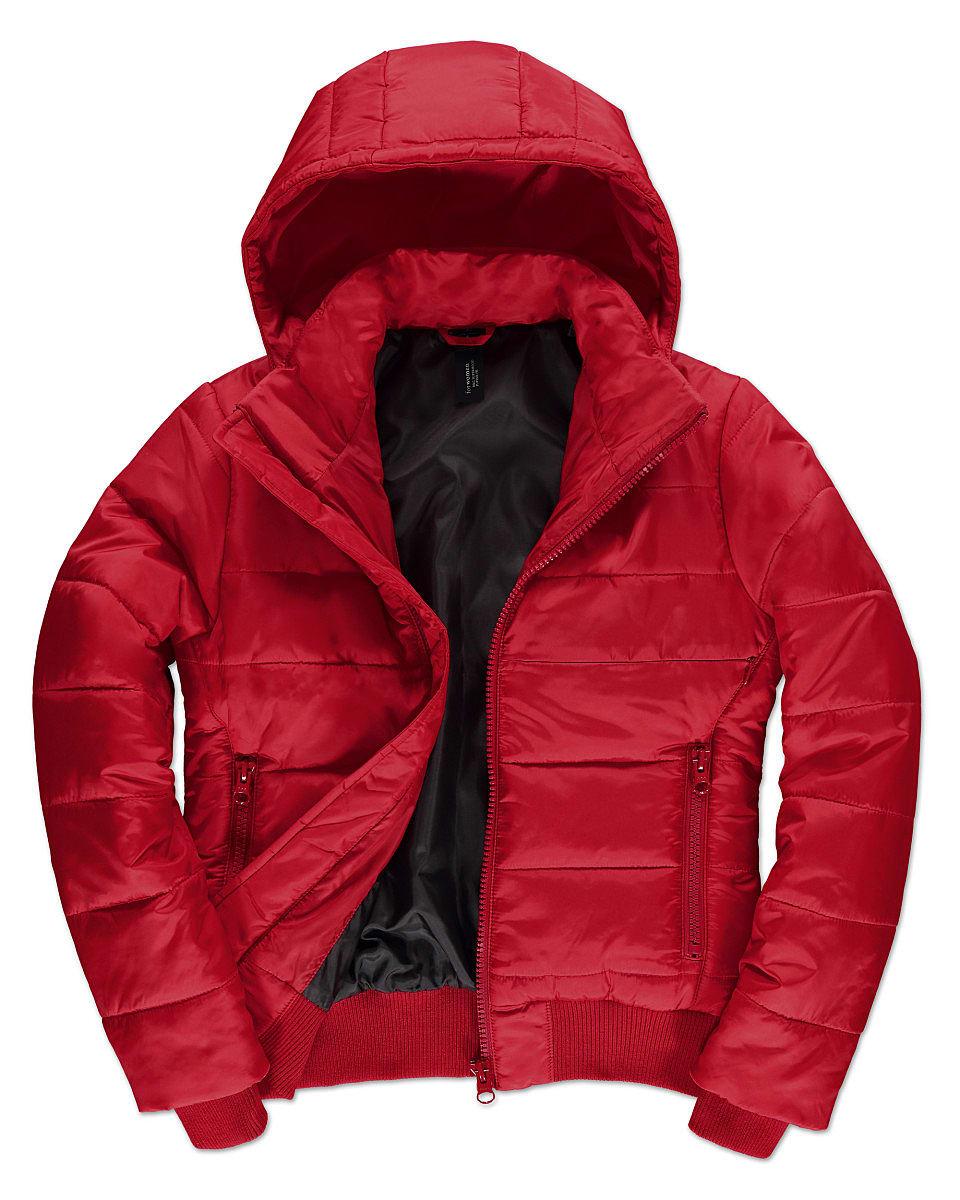 B&C Womens Superhood Jacket in Red (Product Code: JW941)