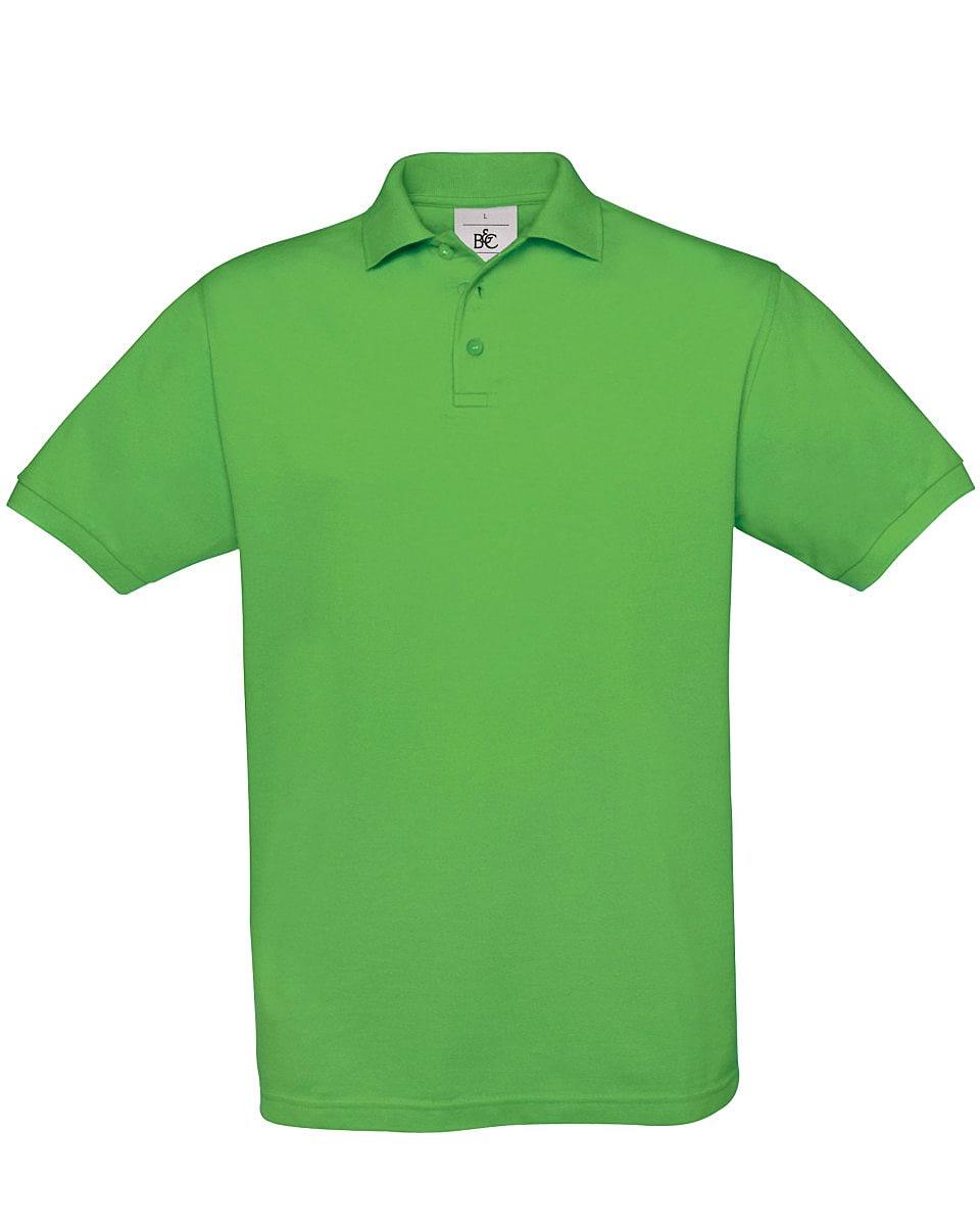 B&C Mens Safran Polo Shirt in Real Green (Product Code: PU409)