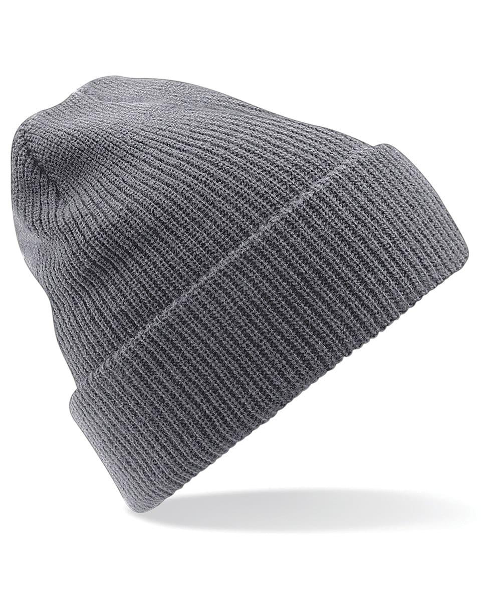 Beechfield Heritage Beanie Hat in Graphite (Product Code: B425)