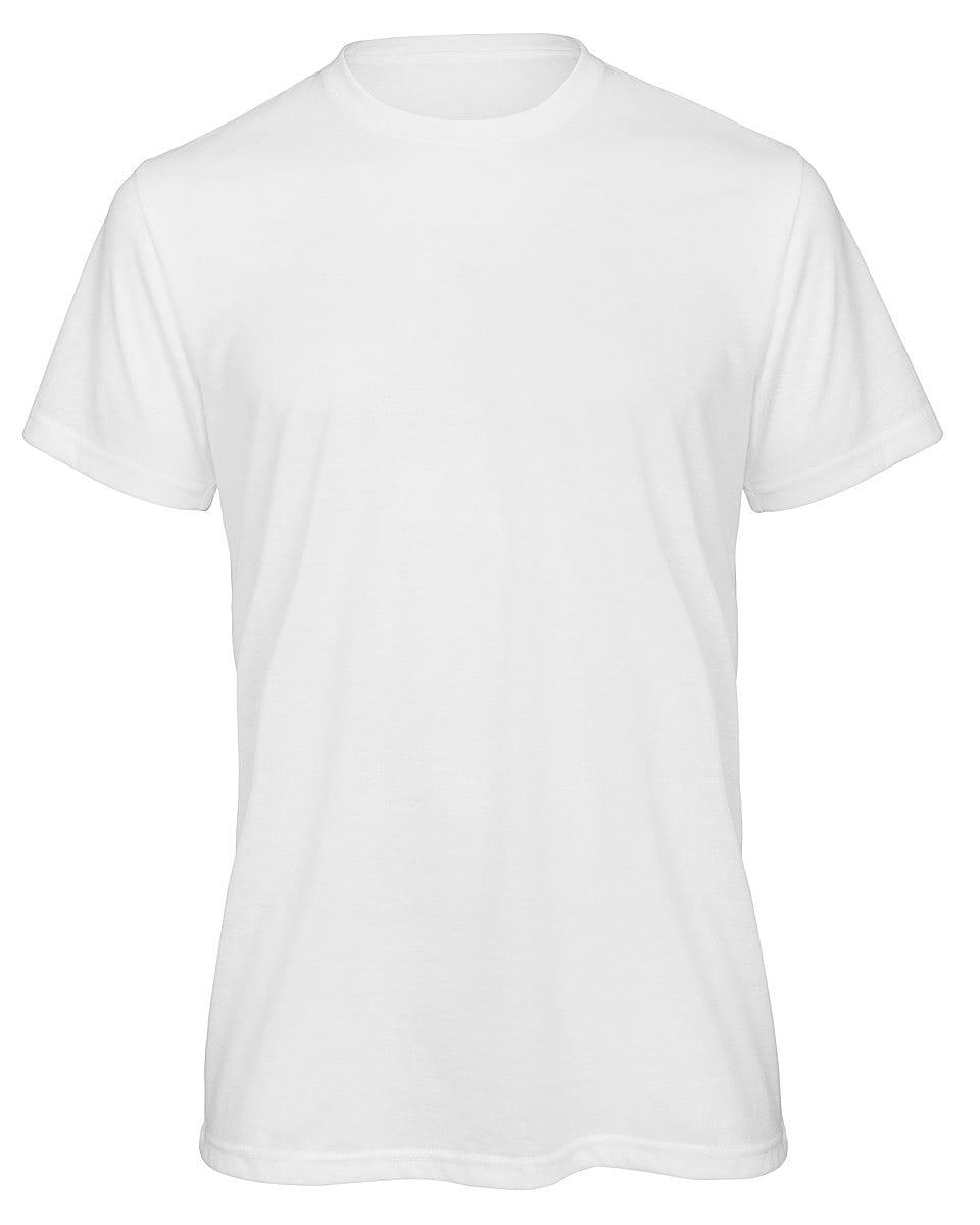 B&C Mens Inspire Sublimation T-Shirt in White (Product Code: TM062)