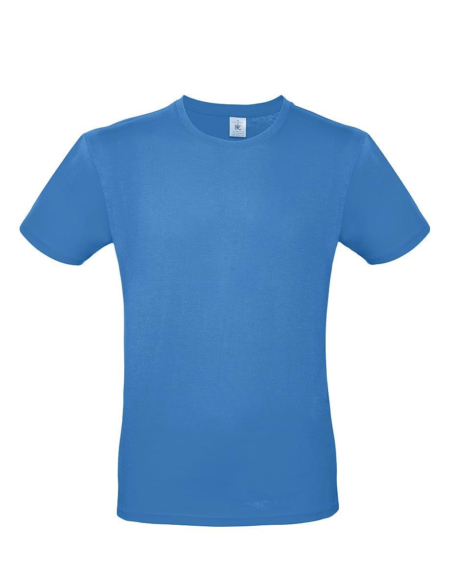 B&C Mens E150 T-Shirt in Azure Blue (Product Code: TU01T)