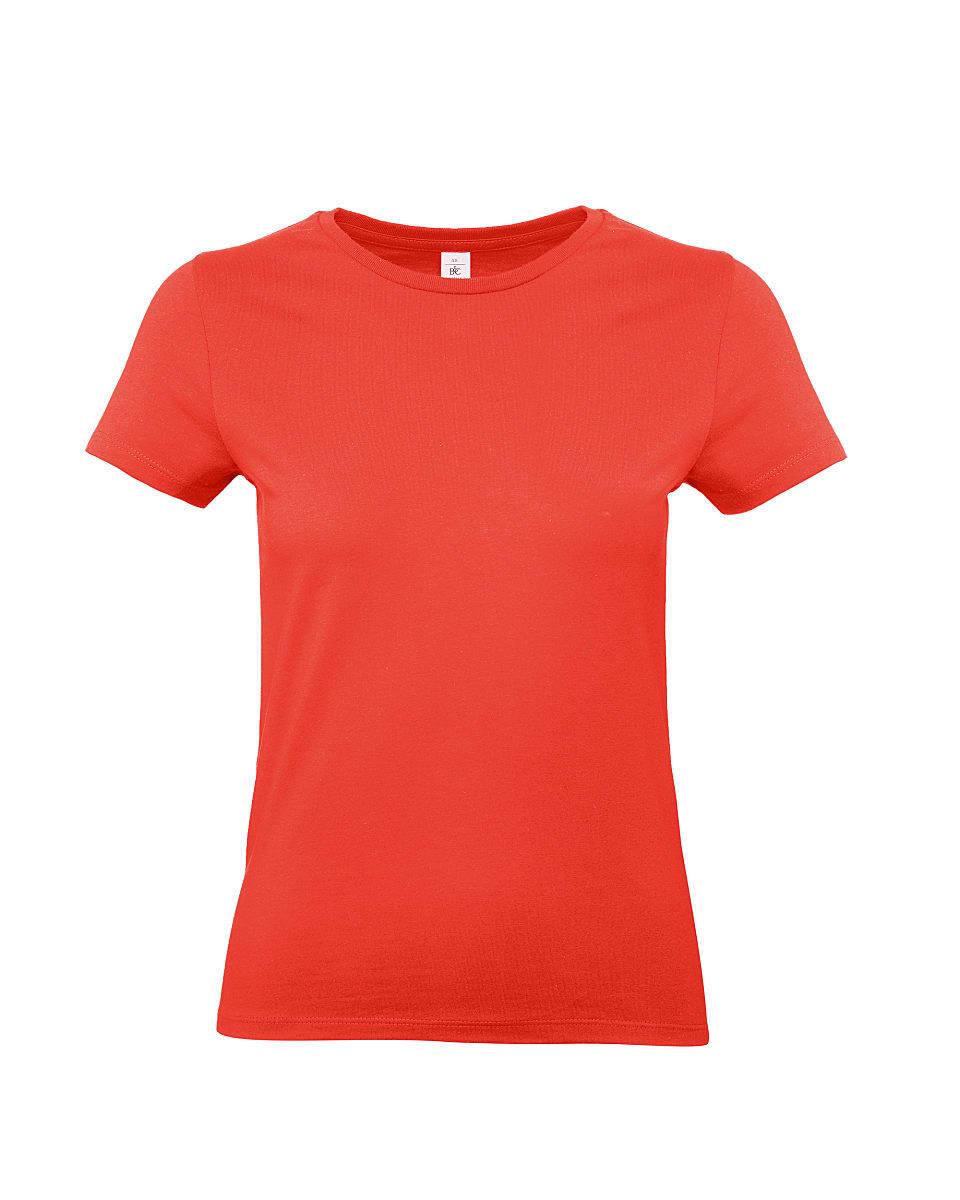B&C Womens E190 T-Shirt in Sunset Orange (Product Code: TW04T)