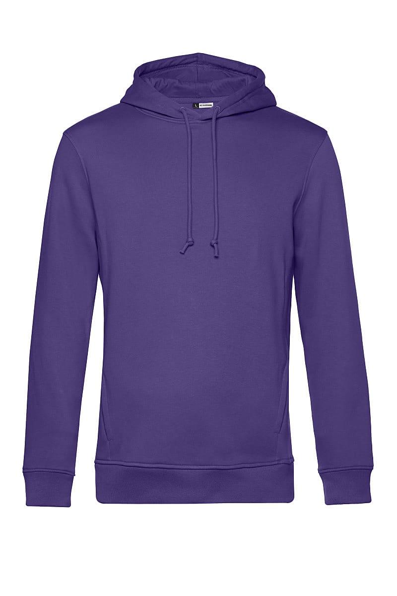 B&C Mens Organic Hoodie in Radiant Purple (Product Code: WU33B)