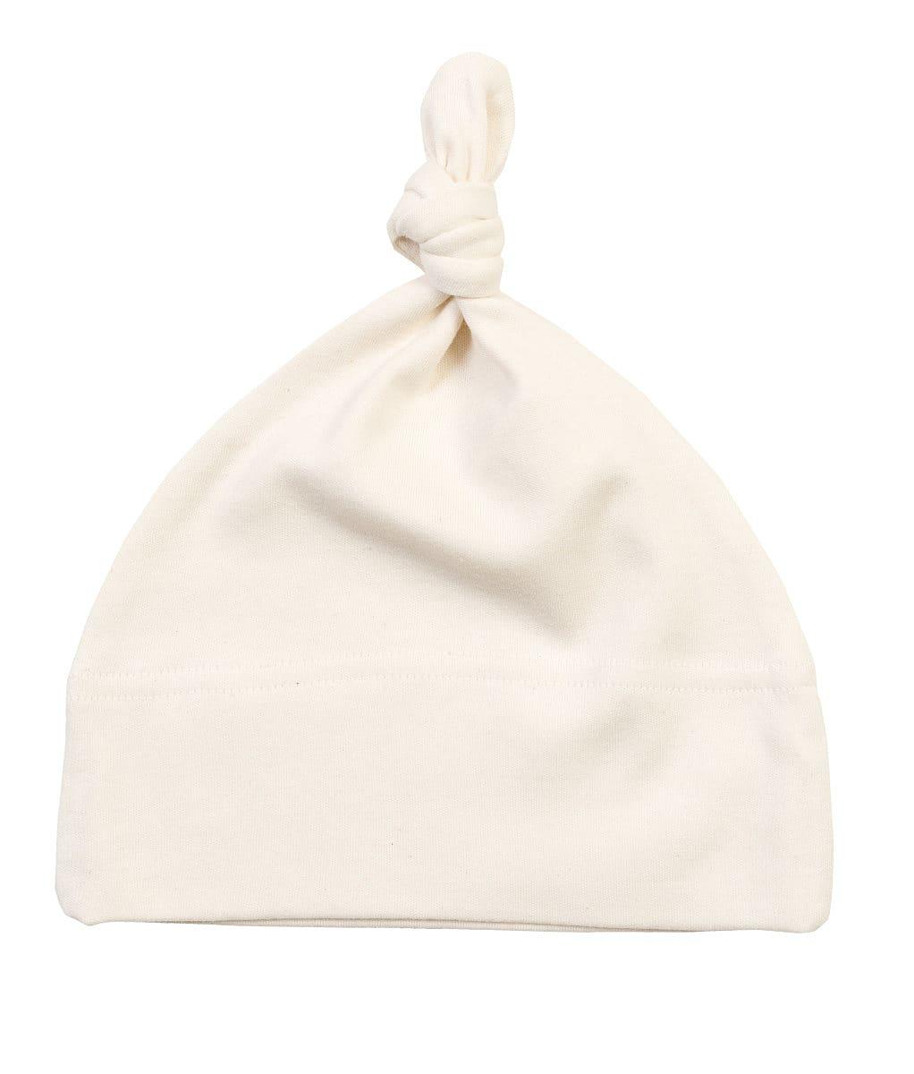 Babybugz 1 Knot Hat in Organic Natural (Product Code: BZ15)
