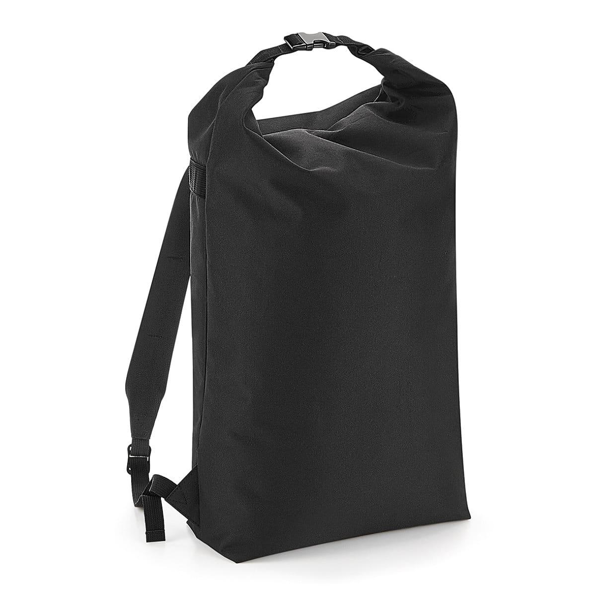Bagbase Icon Roll-Top Backpack in Black (Product Code: BG115)
