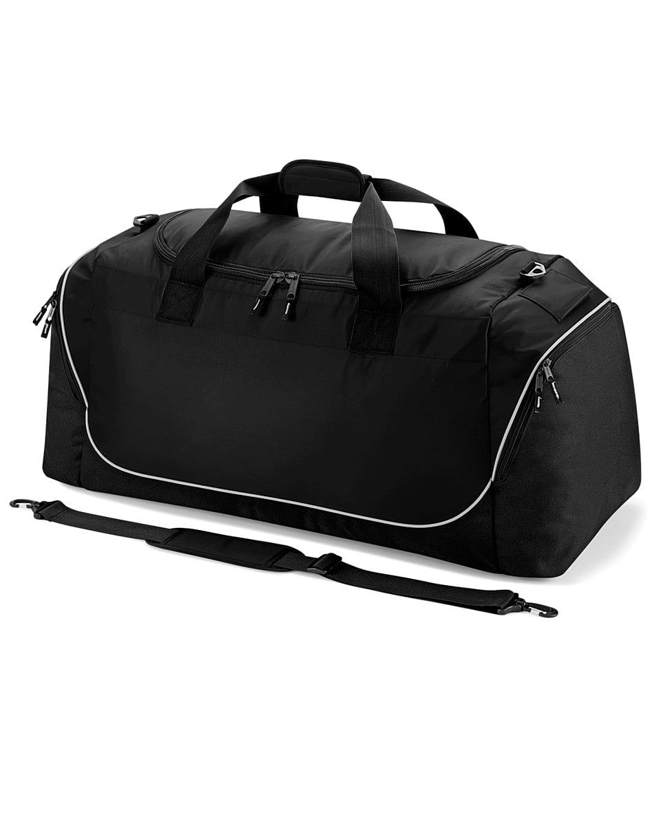 Quadra Teamwear Jumbo Kit Bag in Black / Light Grey (Product Code: QS88)