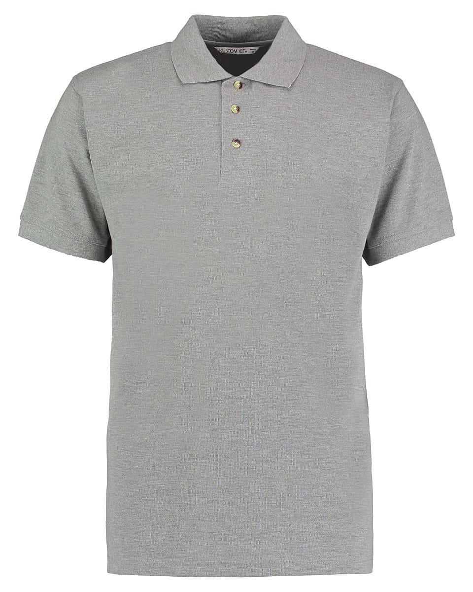 Kustom Kit Workwear Polo Shirt in Heather Grey (Product Code: KK400)