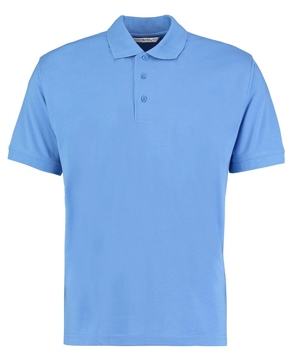 Kustom Kit Mens Klassic Superwash Polo Shirt in Mid Blue (Product Code: KK403)