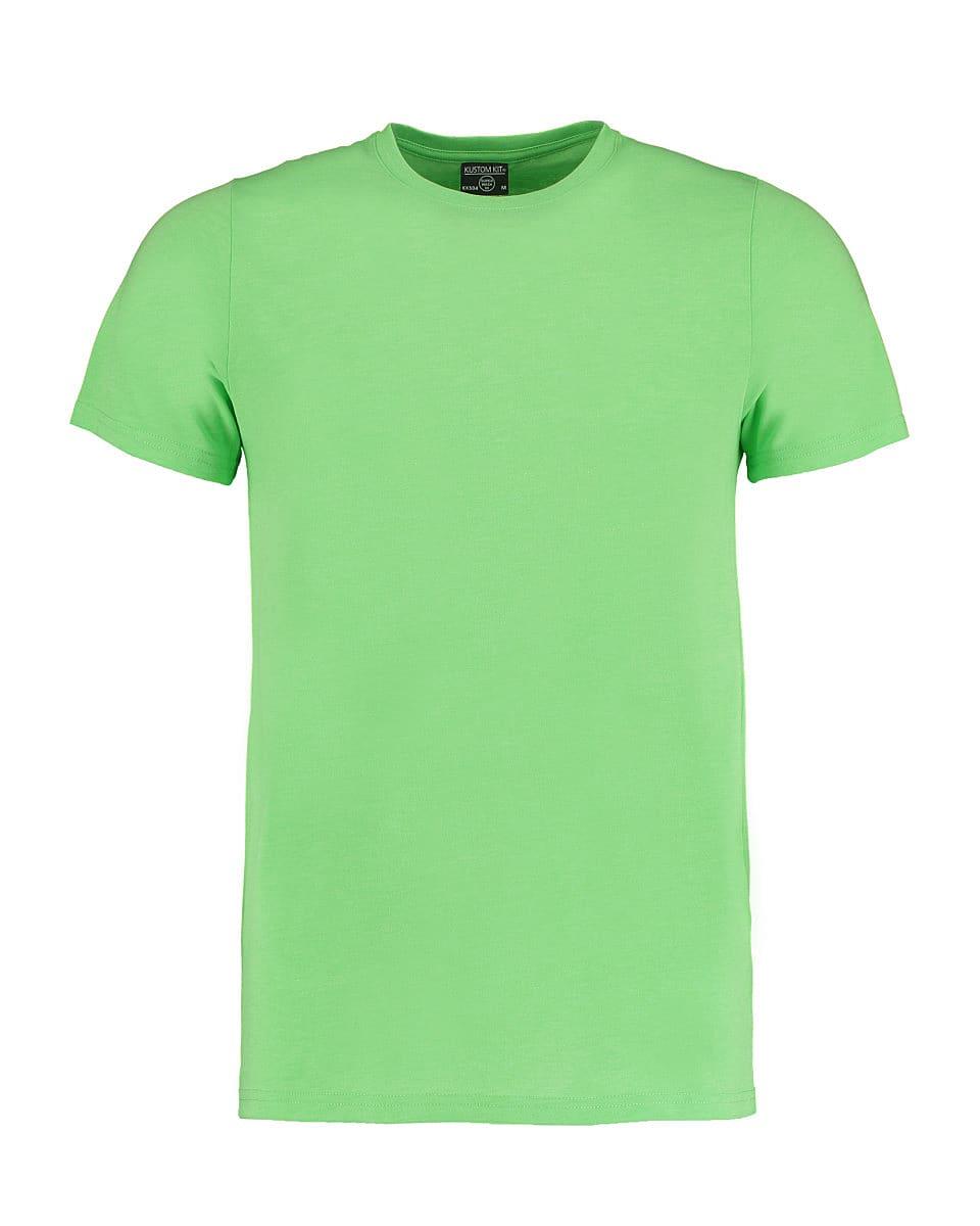 Kustom Kit Superwash 60 T-Shirt in Lime Marl (Product Code: KK504)