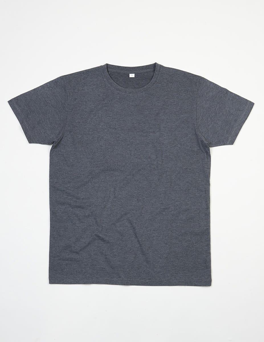 Mantis Mens Superstar T-Shirt in Charcoal Grey Melange (Product Code: M68)