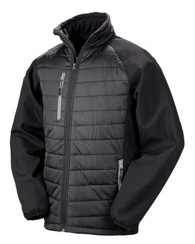 Result Black Compass Softshell Jacket
