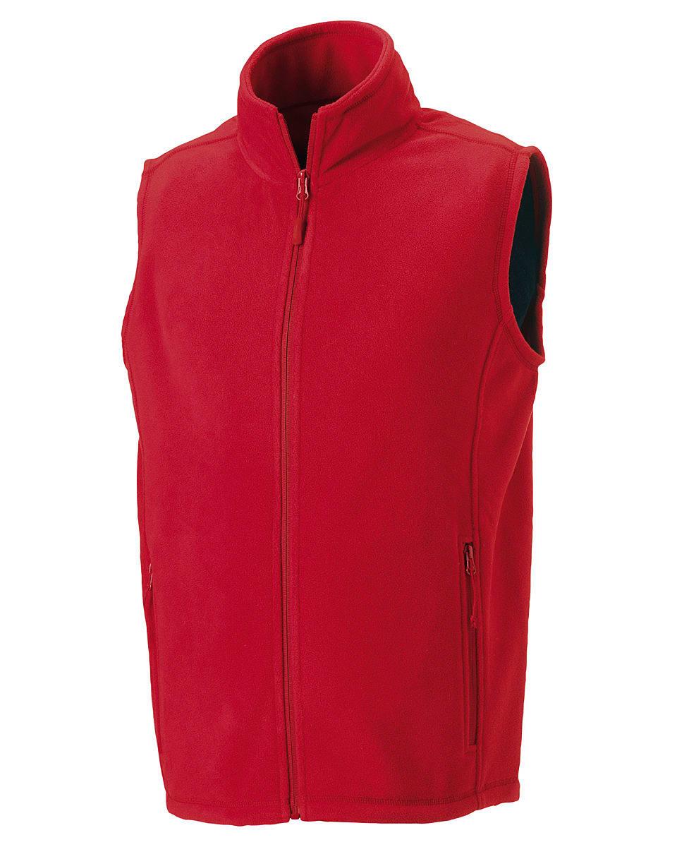 Russell Mens Full Zip Outdoor Fleece Jacket (S) (Classic Red)