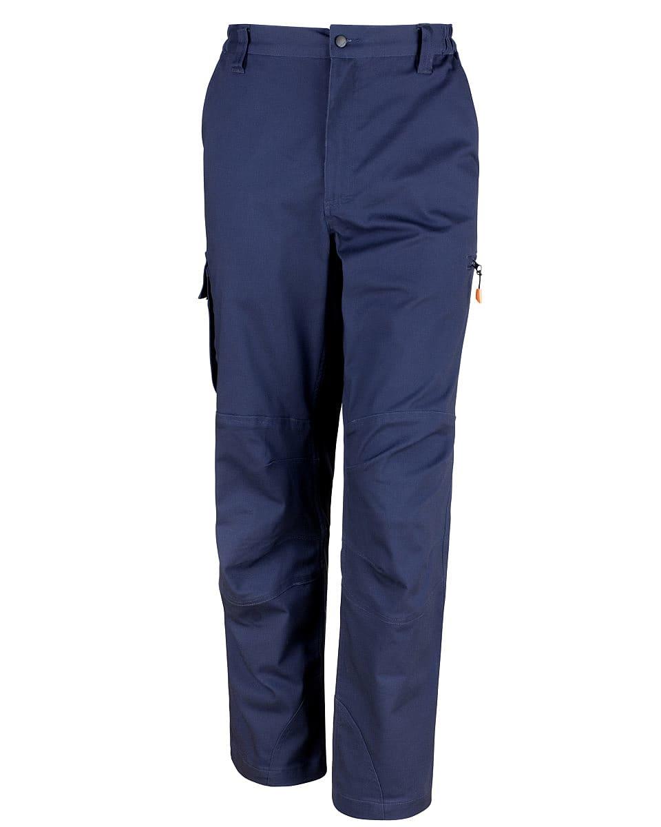 WORK-GUARD by Result Stretch Trousers (Long) in Navy Blue (Product Code: R303XL)