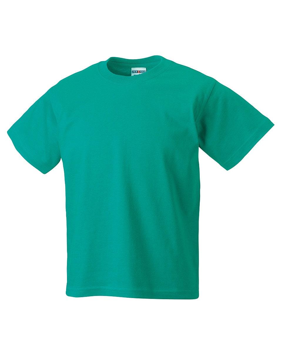 Russell Childrens Classic T-Shirt in Winter Emerald (Product Code: ZT180B)