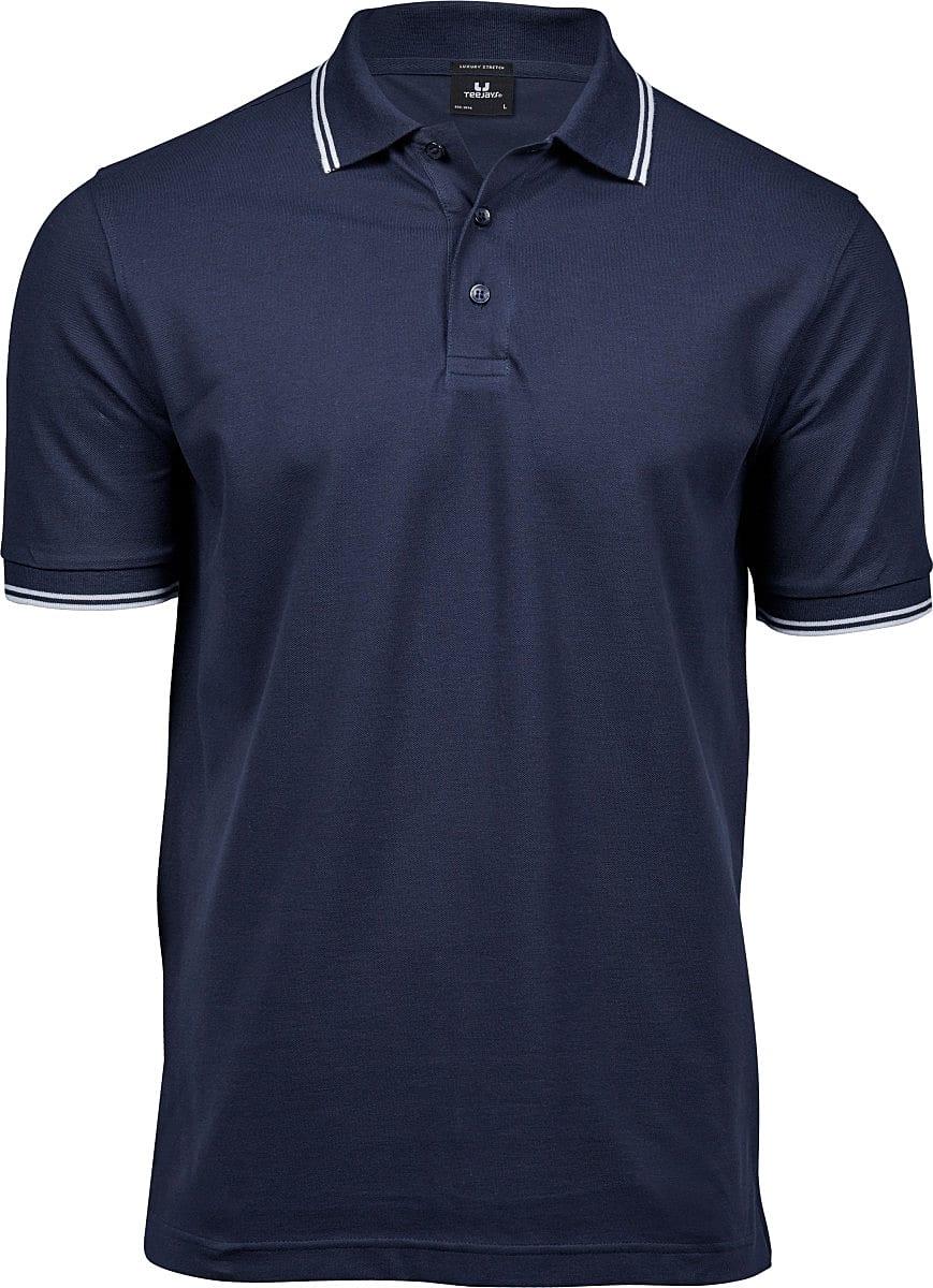 Tee Jays Mens Luxury Stripe Polo Shirt | TJ1407 | Workwear Supermarket
