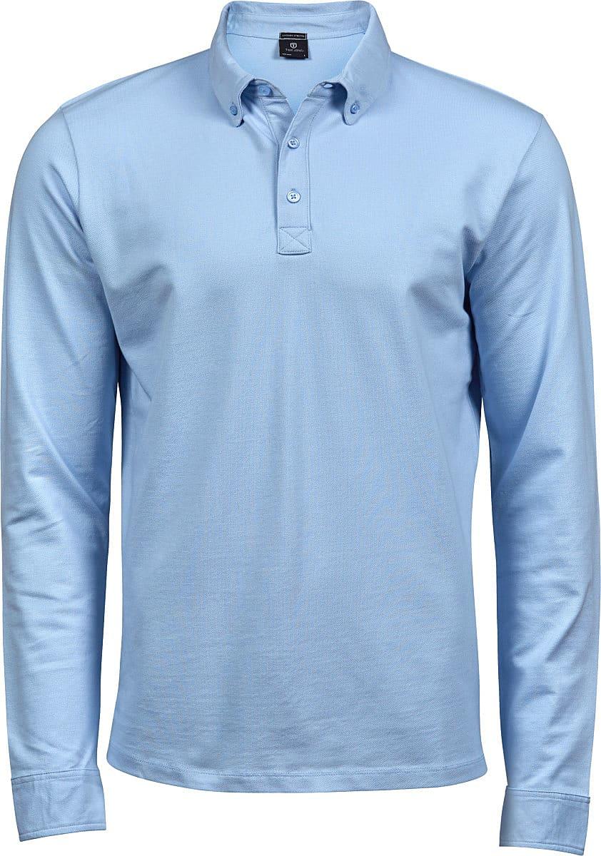 Tee Jays Mens Fashion Long-Sleeve Stretch Polo Shirt | TJ1412 ...